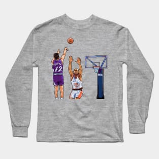 John Stockton "The Shot" Long Sleeve T-Shirt